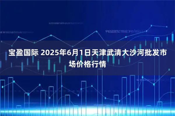 宝盈国际 2025年6月1日天津武清大沙河批发市场价格行情