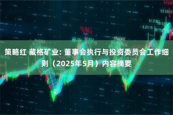 策略红 藏格矿业: 董事会执行与投资委员会工作细则（2025年5月）内容摘要
